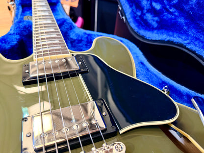 ⚡️2023⚡️ Epiphone Shinichi Ubukata ES-355 Olive Drab~ Inspired By Gibson Custom!