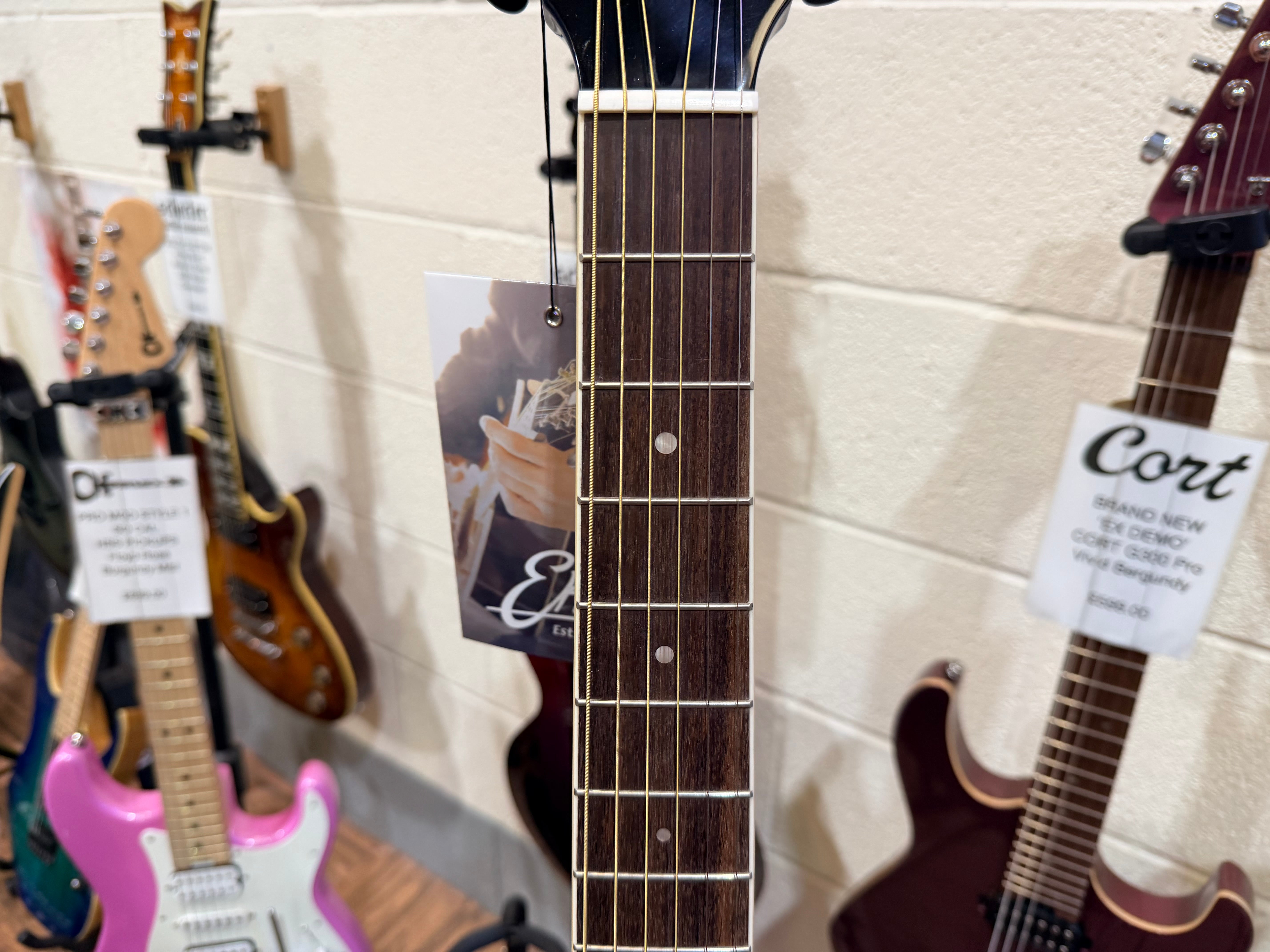 🔥NEW 2026🔥 Eko NXT A100CE Electro-Acoustic Guitar~ See Thru Blue~ Latest Model