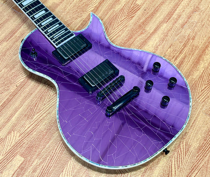 🔥2021🔥 Jackson Pro Series Marty Friedman MF-1 Purple Cracked Mirror Signature!
