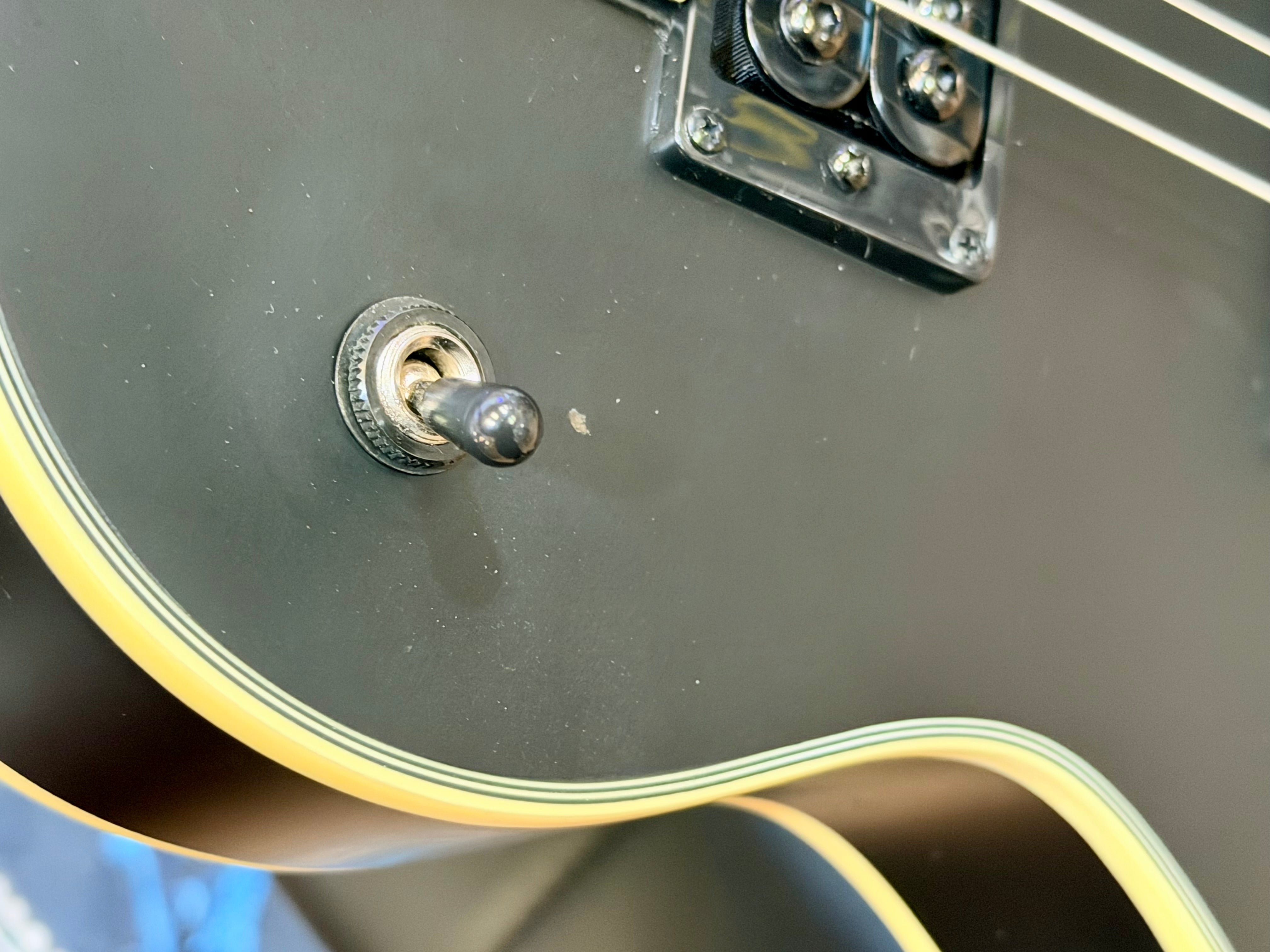 🔥B-STOCK DEAL🔥 NEW Vintage V100 VMX Electric Guitar~ Satin Black Les Paul!