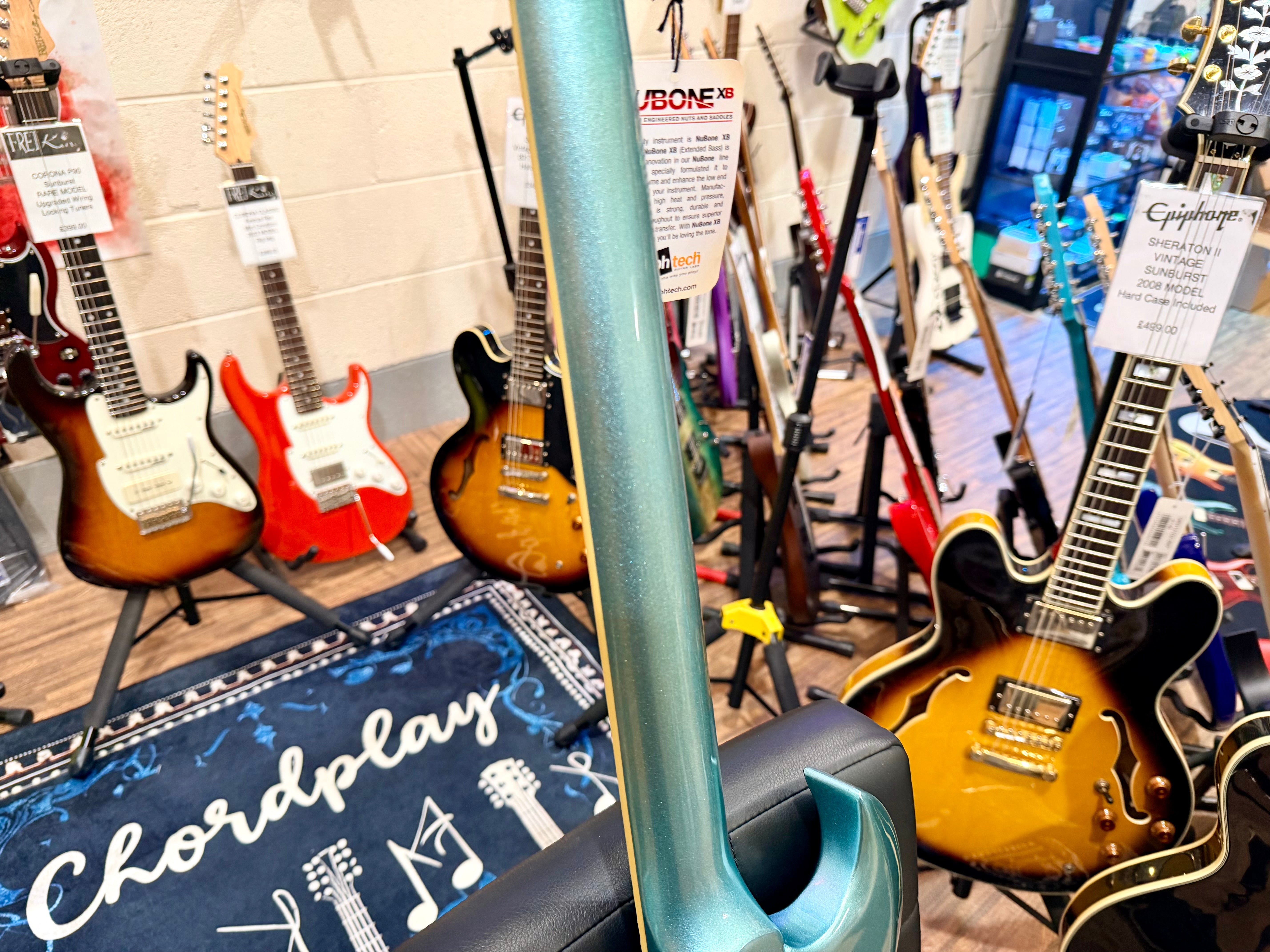 ⚡️B-STOCK⚡️ Vintage VS6 ReIssued~ Vibrola Tailpiece~ Gun Hill Blue SG ~ Tremolo!