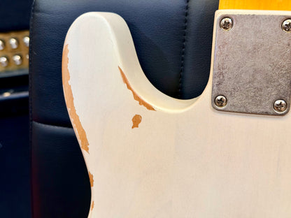 🔥 Vintage V62 ICON Distressed Ash Blonde Telecaster Style Wilkinson Pickups 🔥