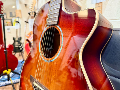 🌟MINT🌟 Faith FVBMB Venus Trembesi Blood Moon Burst~ Electro Acoustic~ Hard Case!