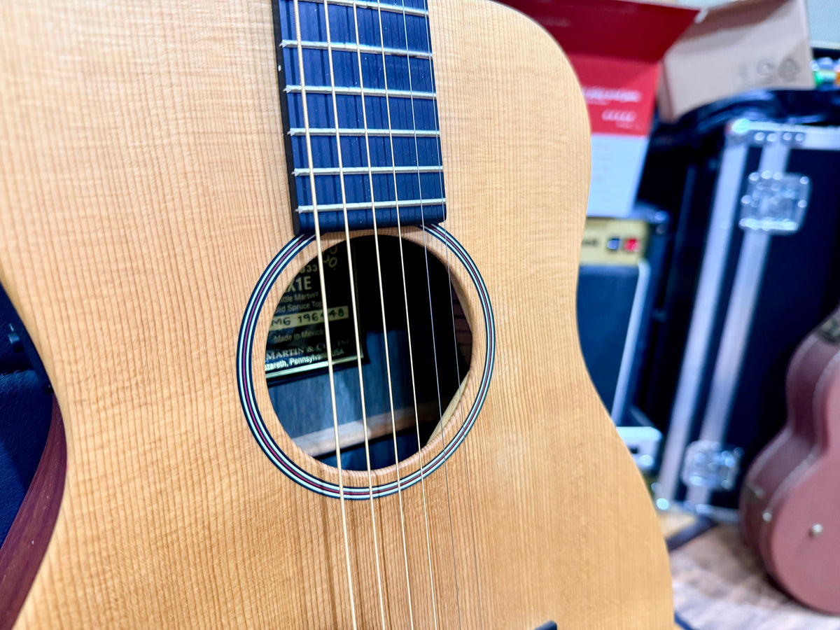 ⚡️2019⚡️ Martin LX1E Little Martin Electro Acoustic Travel Guitar + Gig Bag!