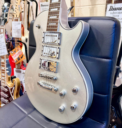 🌟RARE 2019🌟 Burny RLC-60 Les Paul Custom~ HHH Silver Sparkle~ By Fernandes!