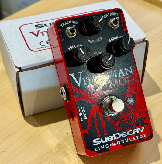 🎸RARE🎸 Subdecay Vitruvian Mod Ring Modulator Pedal~ Guitar Effects Unit!