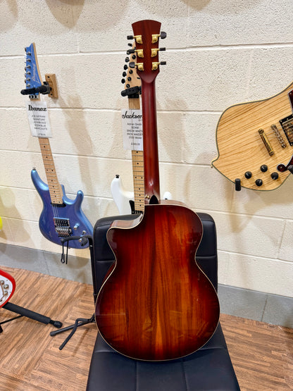 🌟MINT🌟 Faith FVBMB Venus Trembesi Blood Moon Burst~ Electro Acoustic~ Hard Case!