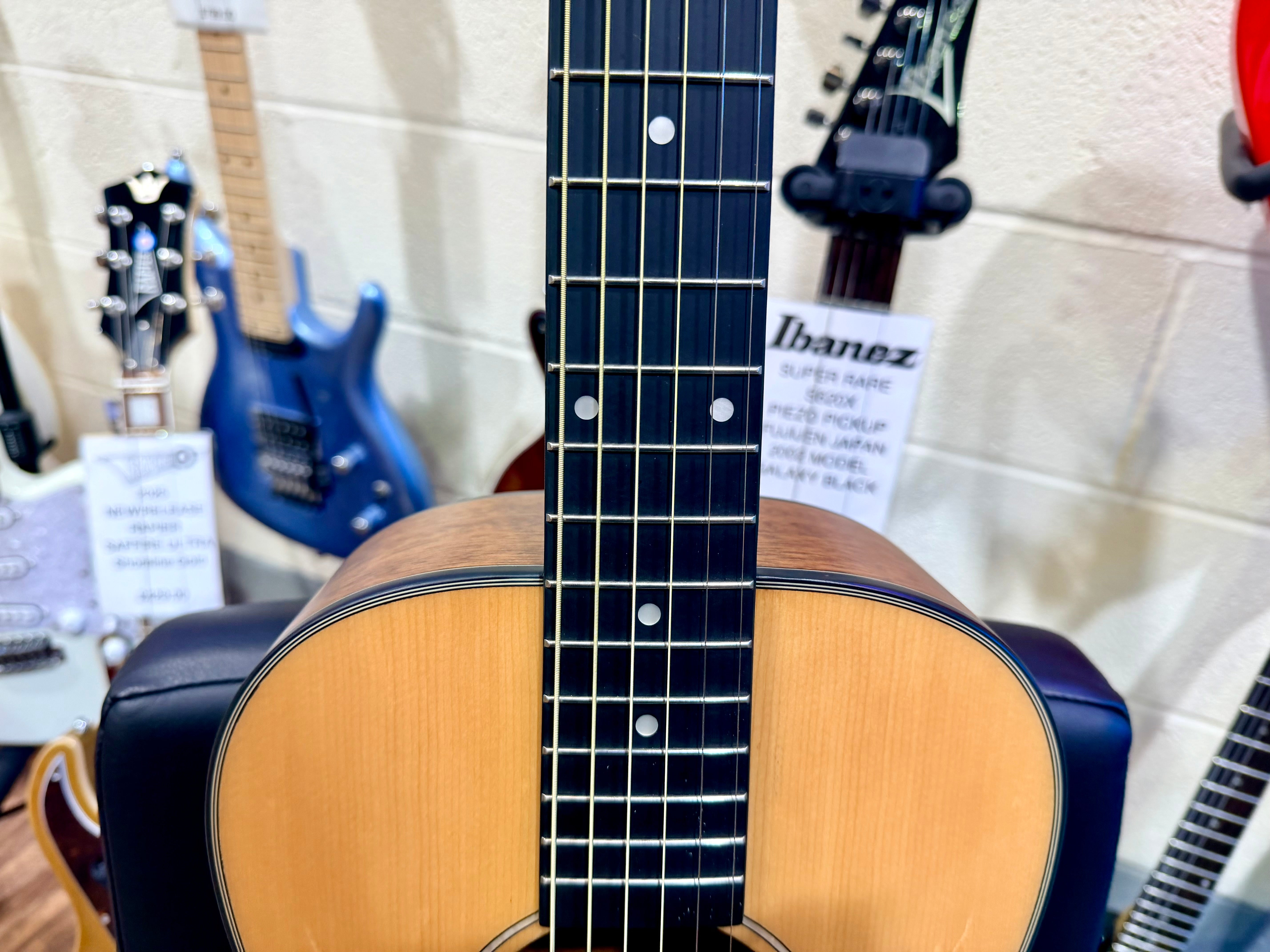 🌟NEW🌟 Vintage VE1800N Stage Series 'Parlour' Electro-Acoustic Guitar ~ Natural