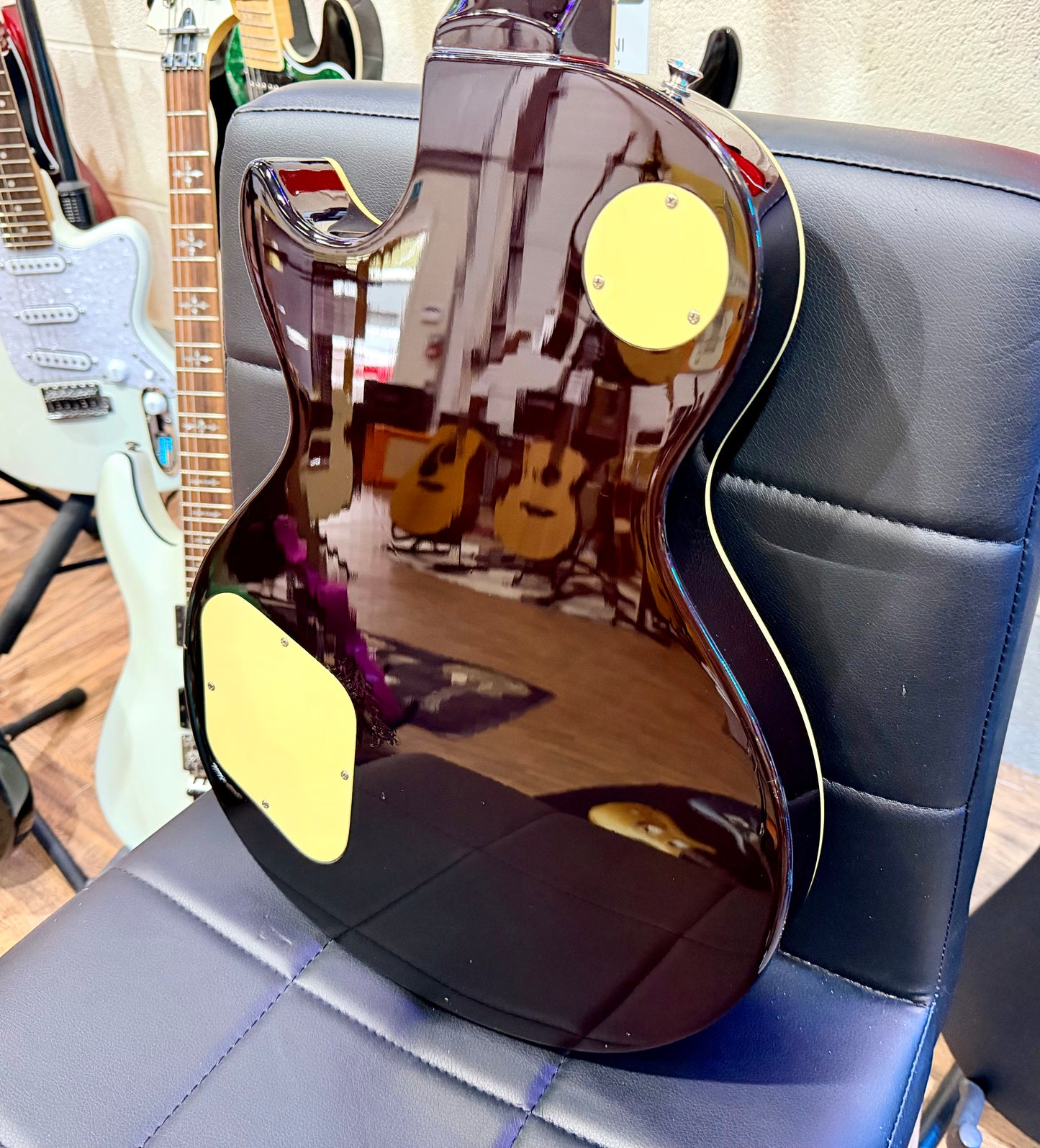 🔥2009🔥 Burny Les Paul Gold Top~ Super Grade Model~ RARE W/Mini Humbuckers!