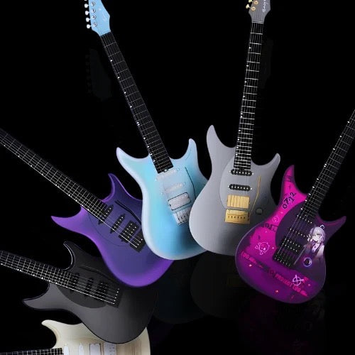 Enya Inspire Electric Smart Guitar in Royal Purple
