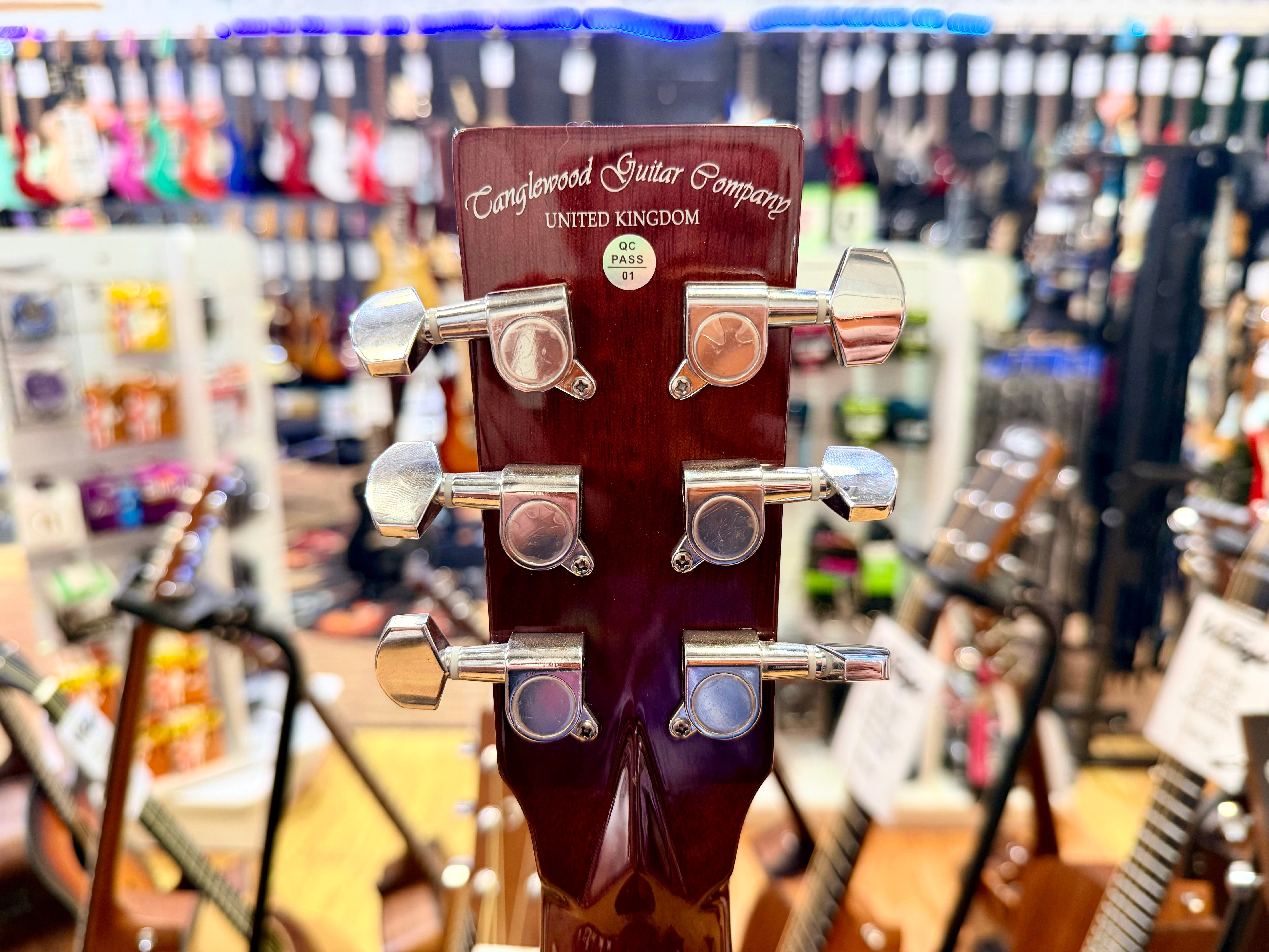 ✨2024✨ Tanglewood TA4CE Azure Super Folk Electro Acoustic~ Foxglove Purple!