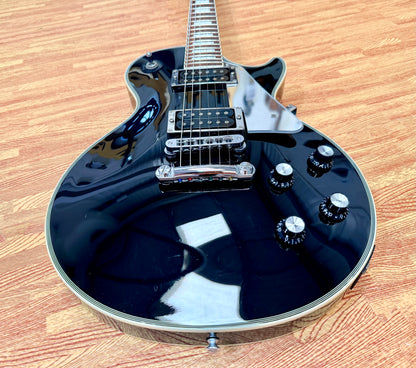 🔥2008🔥 Burny RLC-50JS John Sykes Les Paul Custom~ Black~ Japan Market Import!
