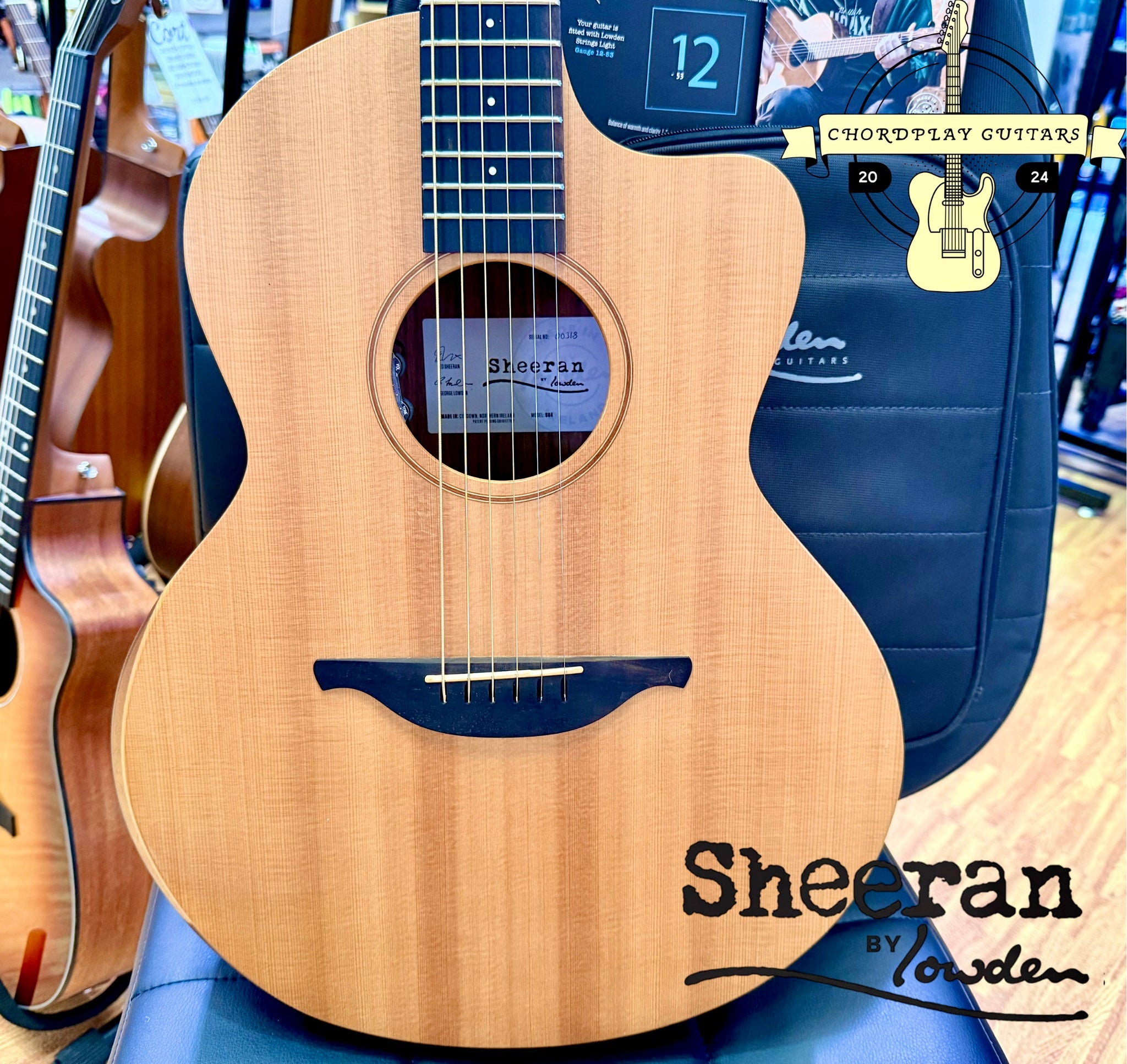 ✨ Sheeran by Lowden S04 Electro Acoustic Guitar~ Figured Walnut + Gig Bag! ✨