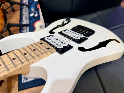 🔥 3/4 Size 🔥 Ibanez PGM Paul Gilbert Mikro Series Electric Guitar~ White!