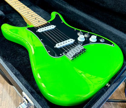 🔥MINT 2019🔥 Fender Player Lead II ‘2’ Neon Green Electric Guitar + Hard Case!