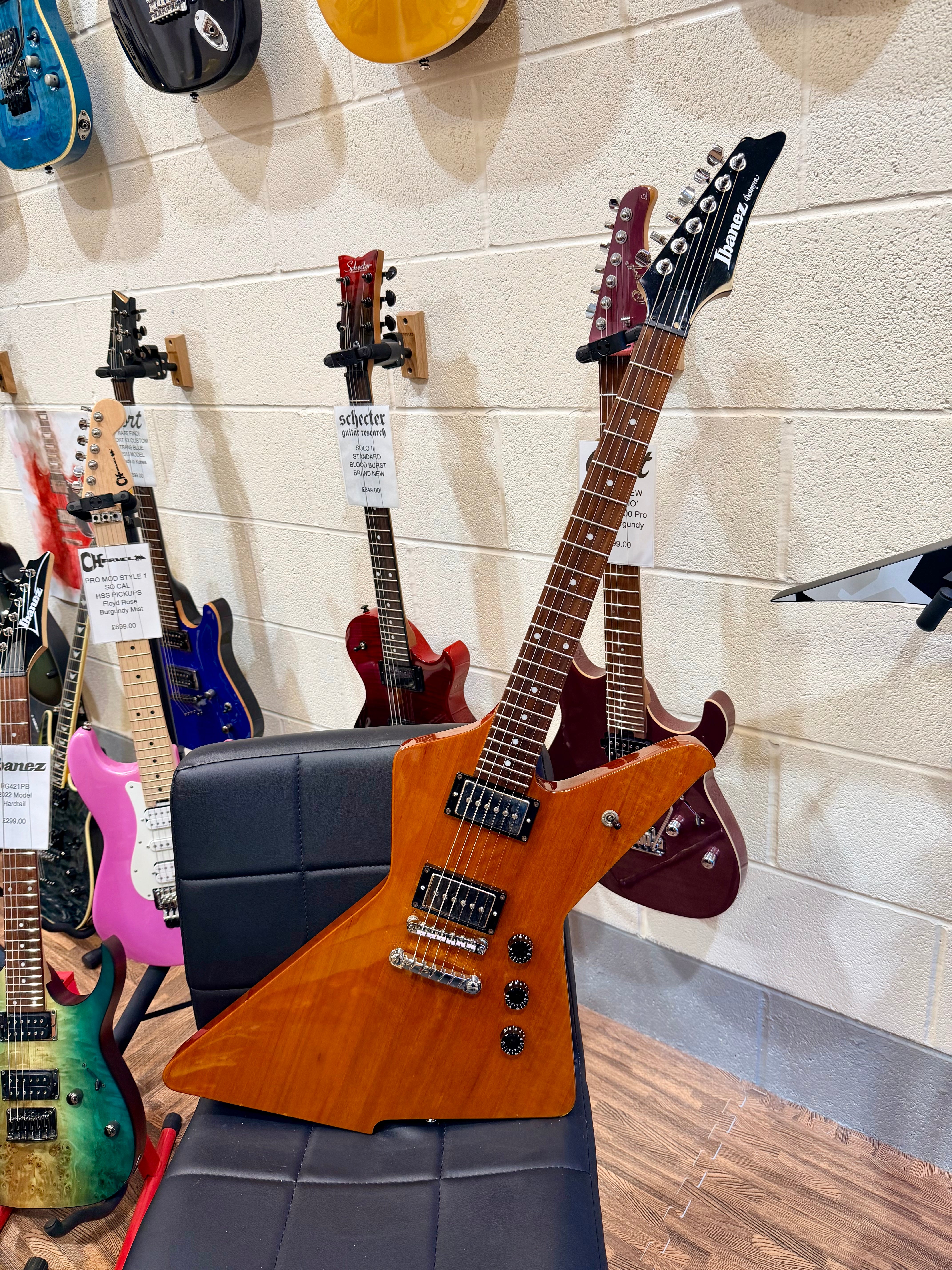 ✨Ultra Rare✨ Ibanez DT200 Destroyer 2005 Korea~ Vintage Amber~ PHAT CAT P90!