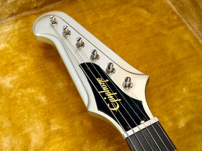 ✨2024✨ Epiphone Inspired By Gibson Custom 1963 Firebird I Silver Mist~ Maestro