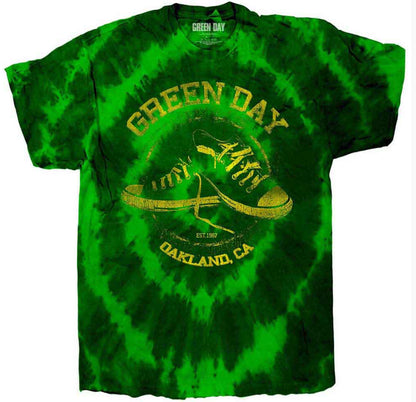 Green Day T-Shirt Unisex~ Wash Collection Dip Dye All Stars! Men’s Women’s Band!