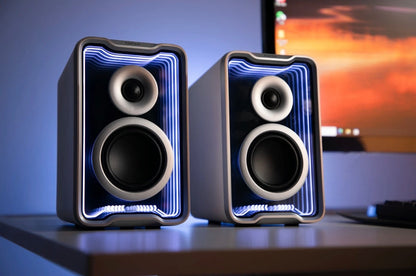 Edifier QR30 Active Bluetooth Bookshelf Gaming 2.0 Speaker Set - White