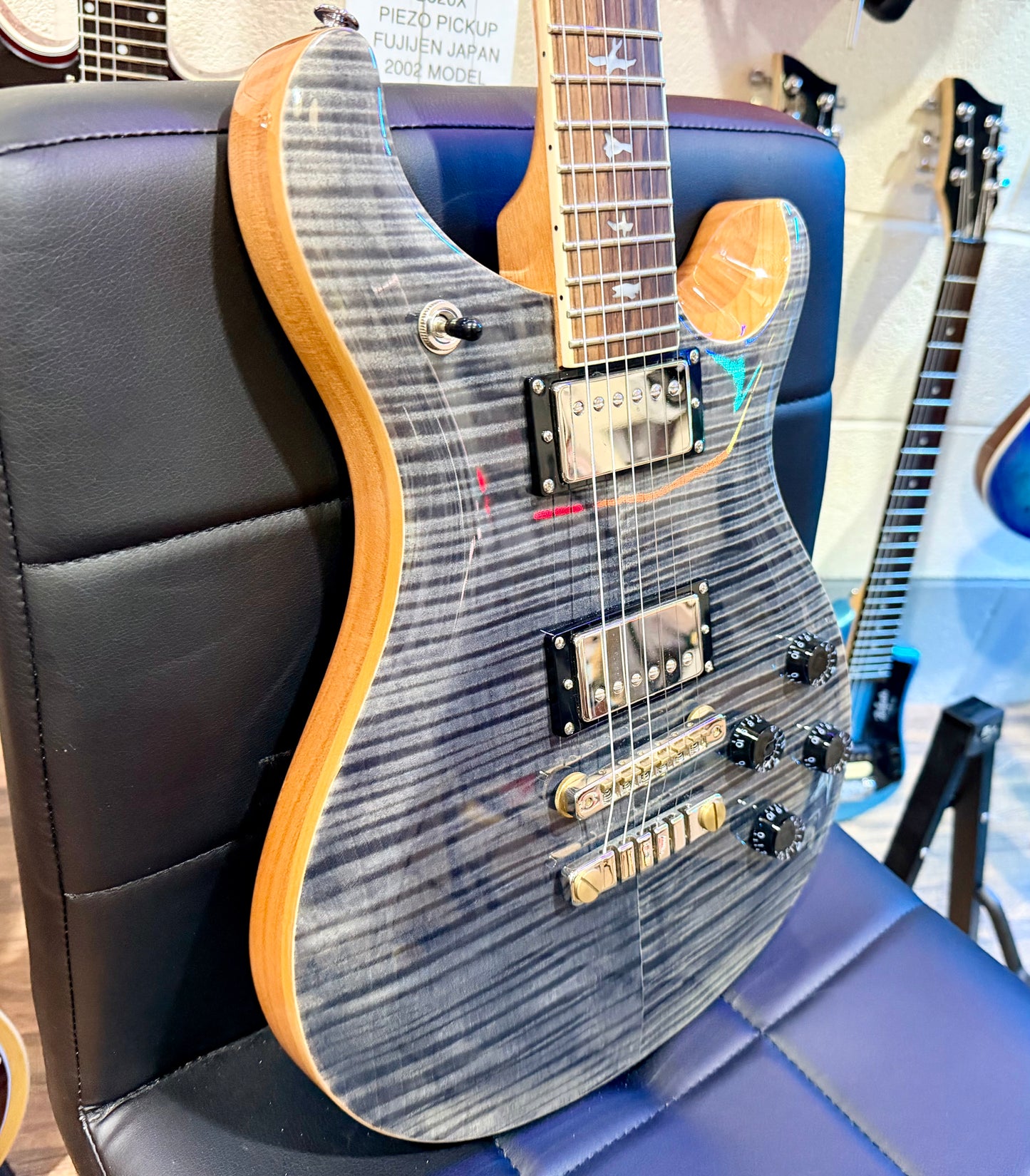 🔥MINT 2023🔥 PRS SE McCarty 594~ Charcoal Maple Top~ Gig Bag~ Stunning Guitar!