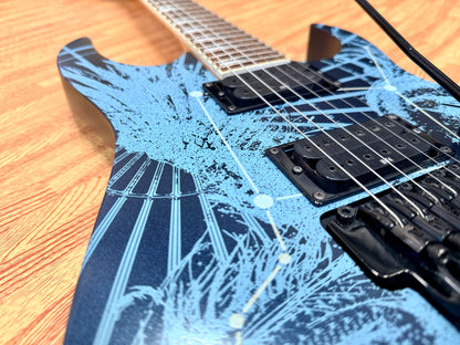 🔥RARE🔥 Ibanez RG09LTD Pegasus Royal Blue~ 2009 Limited Edition~ Glow In The Dark!