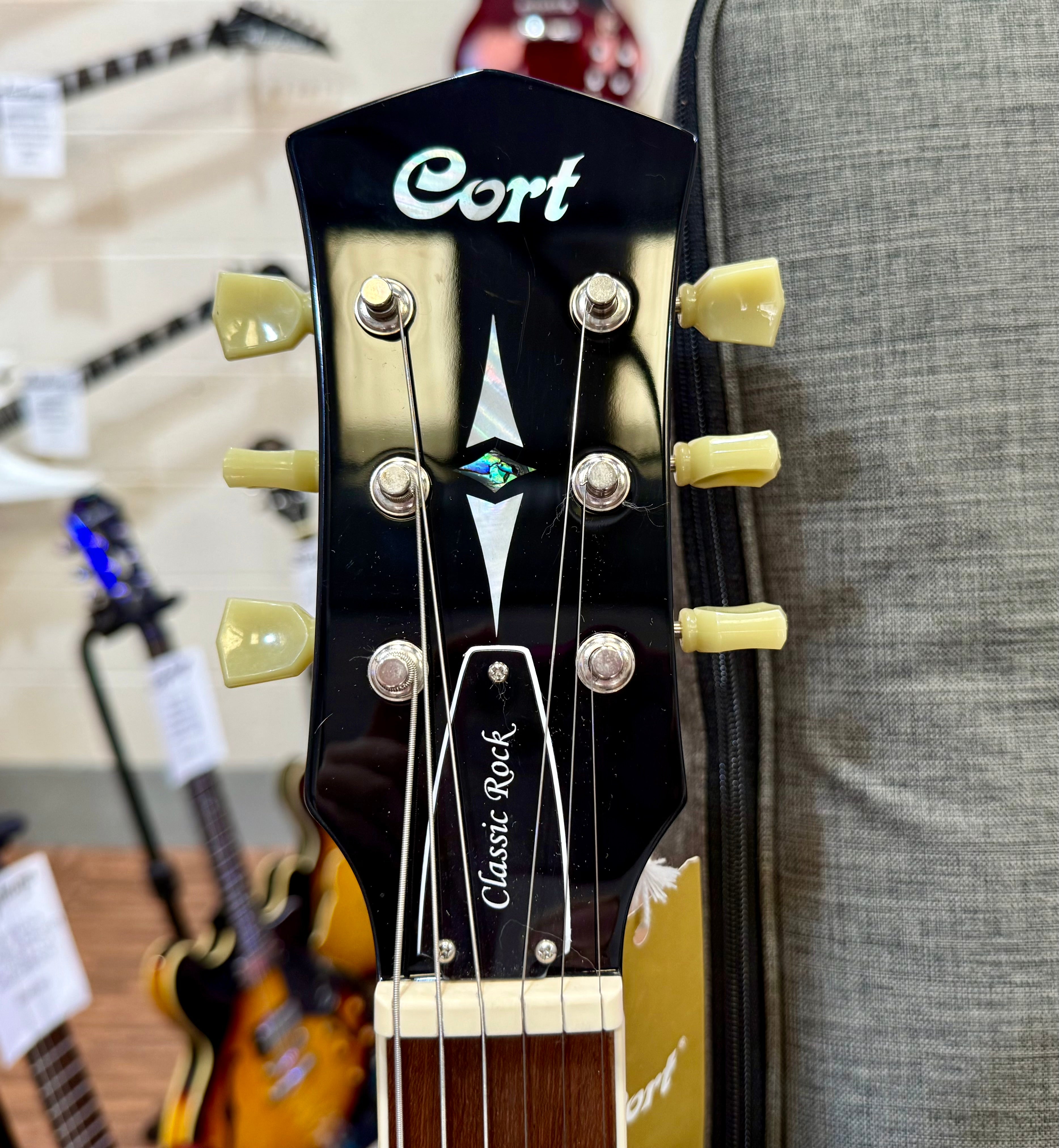 🌟 2025 LAUNCH OFFER 🌟 Cort CR250 Les Paul Guitar~ Dark Blue Burst + BAG!