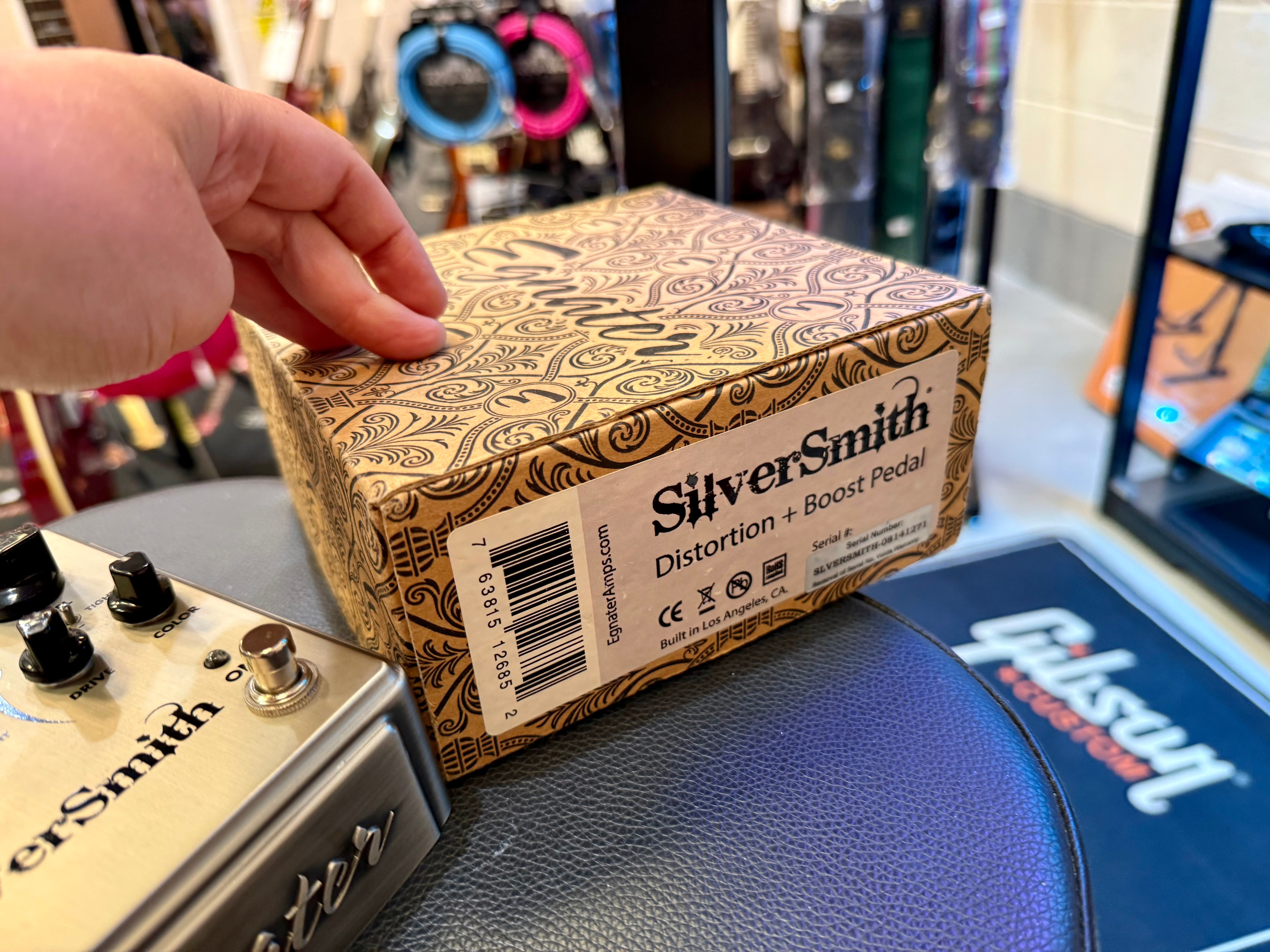 🔥 Egnater Silversmith Distortion and Boost Guitar Effects Pedal~ Boxed! 🔥