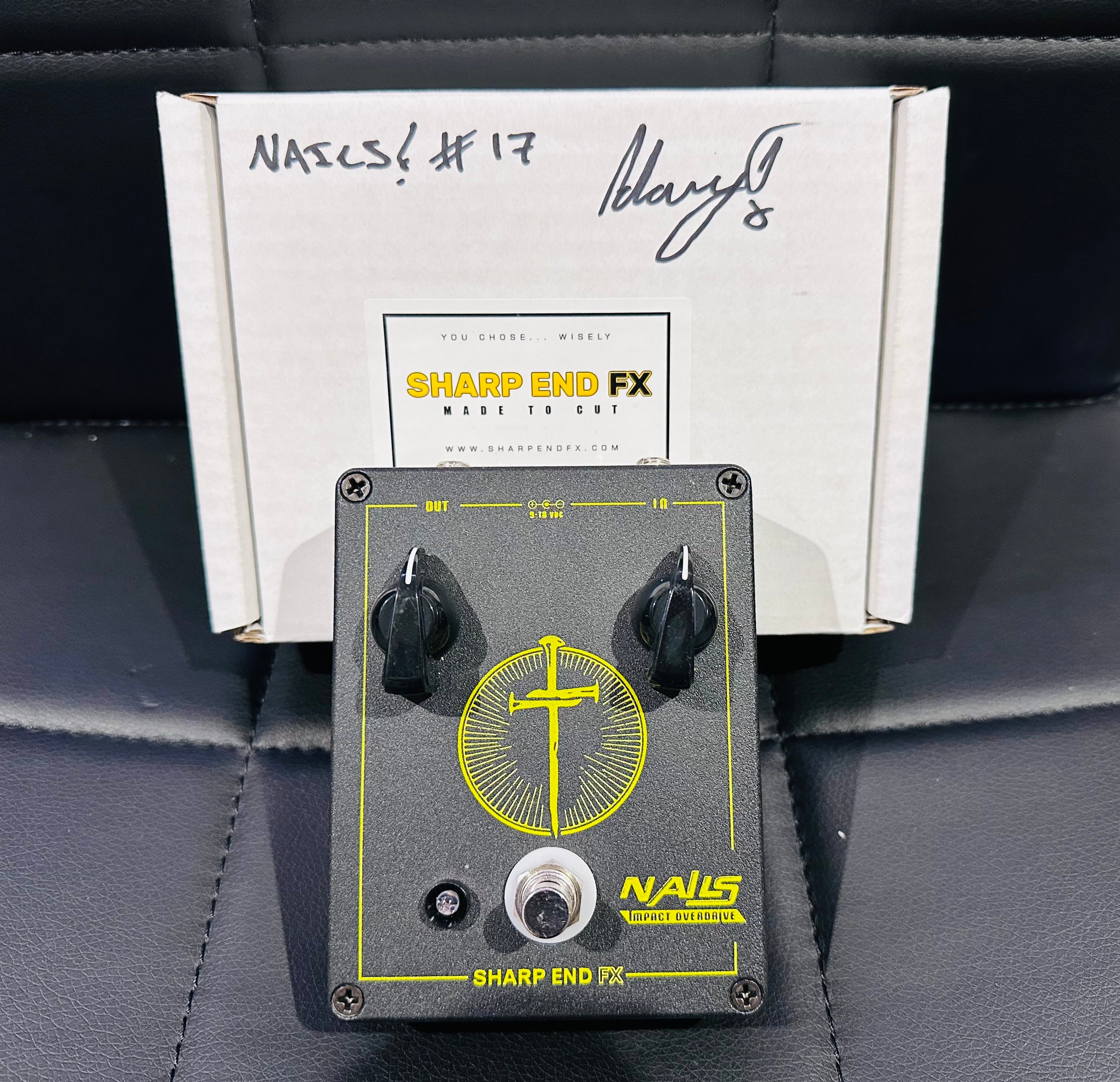 🔥RARE🔥 Sharp End FX Nails Impact Overdrive Guitar Effects Pedal~Massive Wagons