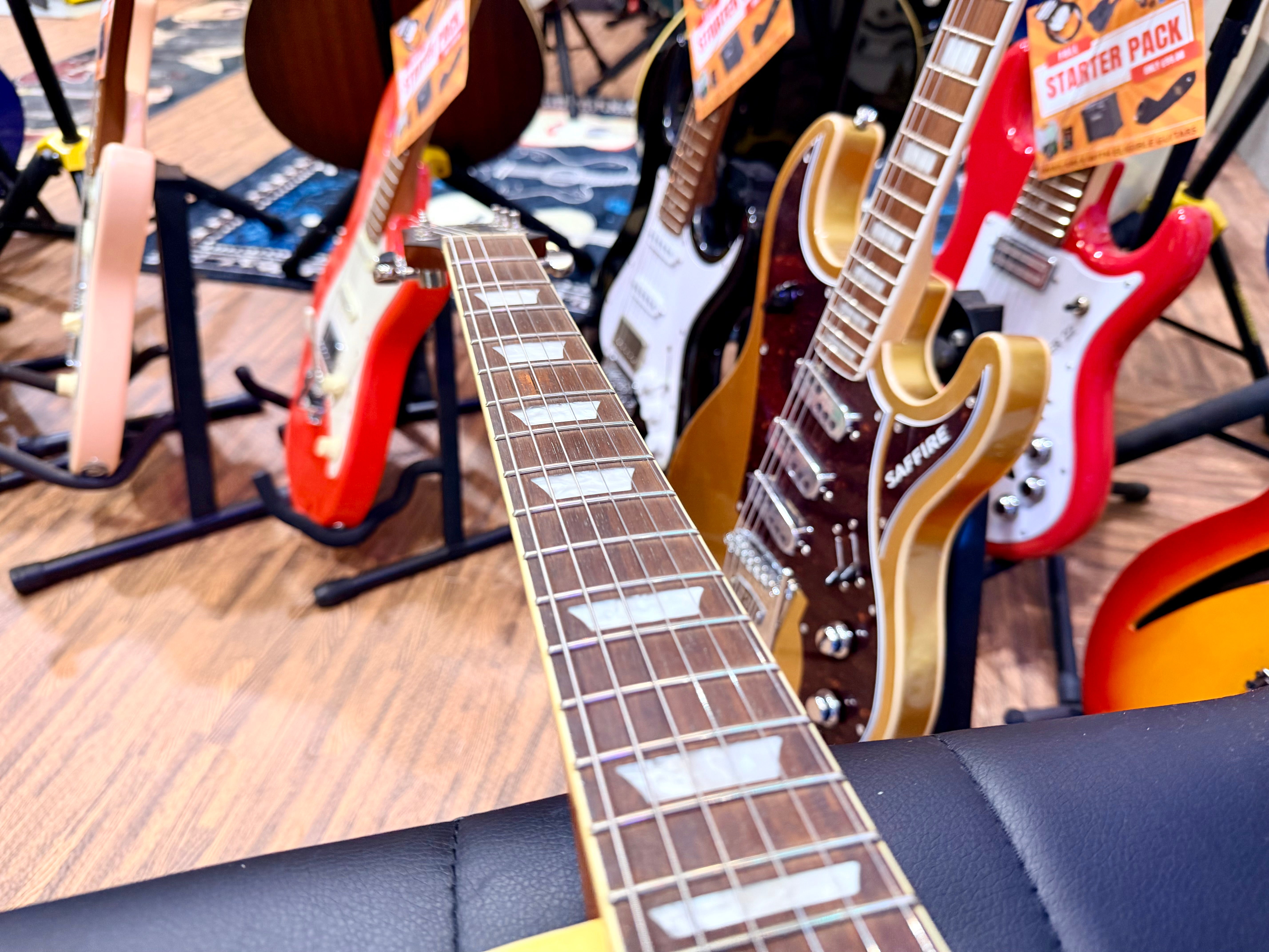 🌟2021 UPGRADED🌟 Epiphone Les Paul Classic Worn Metallic Gold~ Iron Gear P’ups!