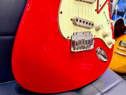 ⚡️2009⚡️ Burns London Cobra Electric Guitar~ Guards Red~ Tri-Sonic Pickups!
