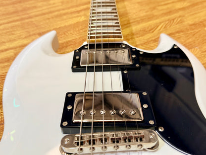 🔥2023🔥 Burny RSG-60 ’63 Alpine White SG Electric Guitar~ Near Mint~ Fernandes!
