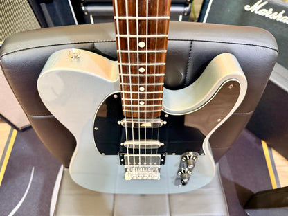 🔥2012🔥 Fender Blacktop Telecaster Baritone~ Ghost Silver HSS~ Mexican MIM Tele