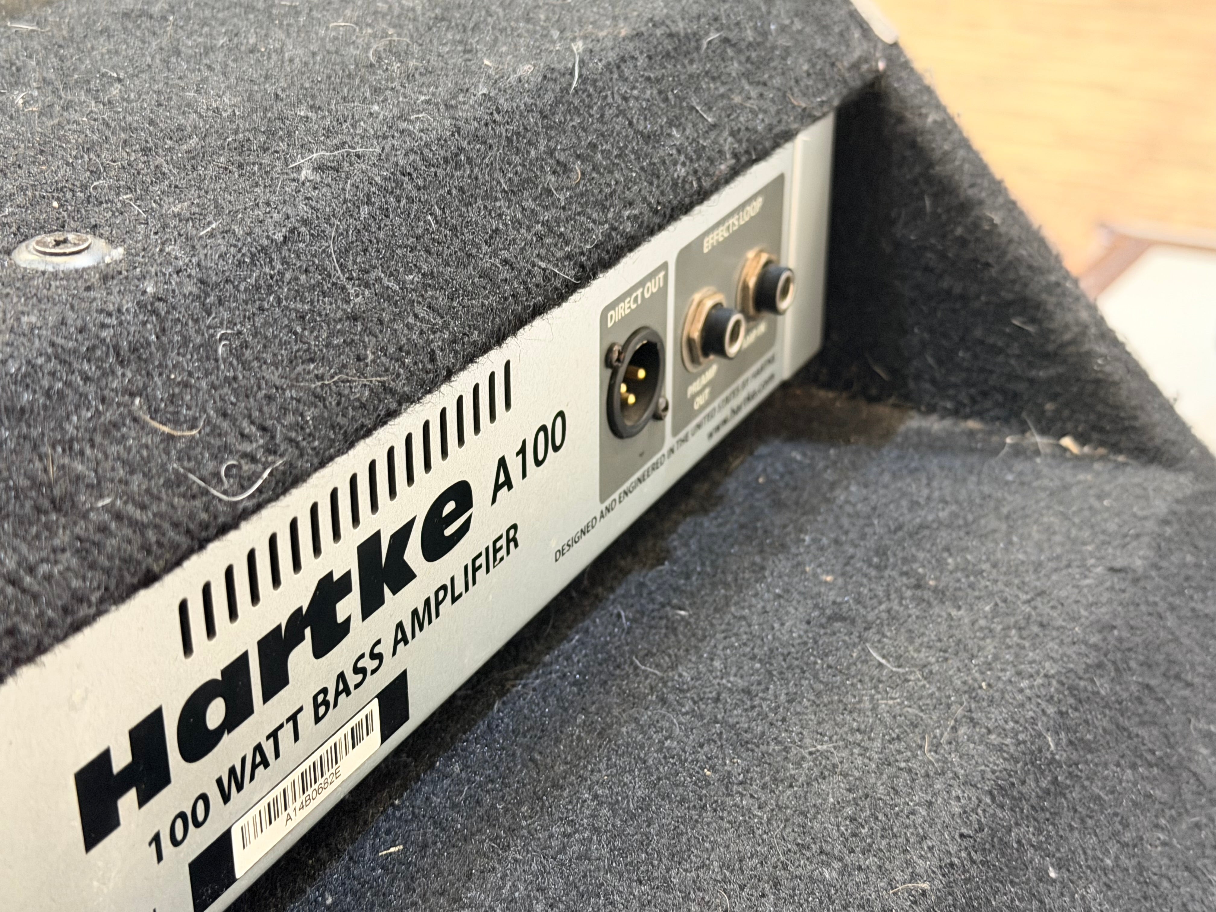 🔈 Hartke A100 Series 100W Bass Combo Amplifier 15” Aluminium Speaker Amp 🔈
