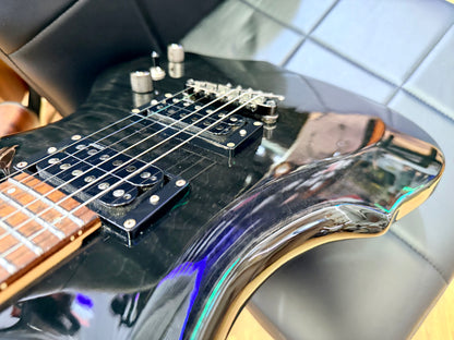 🔥2008🔥 ESP LTD F-100FM See Thru Black Electric Guitar~ Early Model 08!
