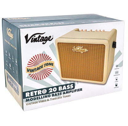 🔥NEW MODEL🔥 Vintage Retro 20w Bass Combo Amp with DSP~ Black Amplifier