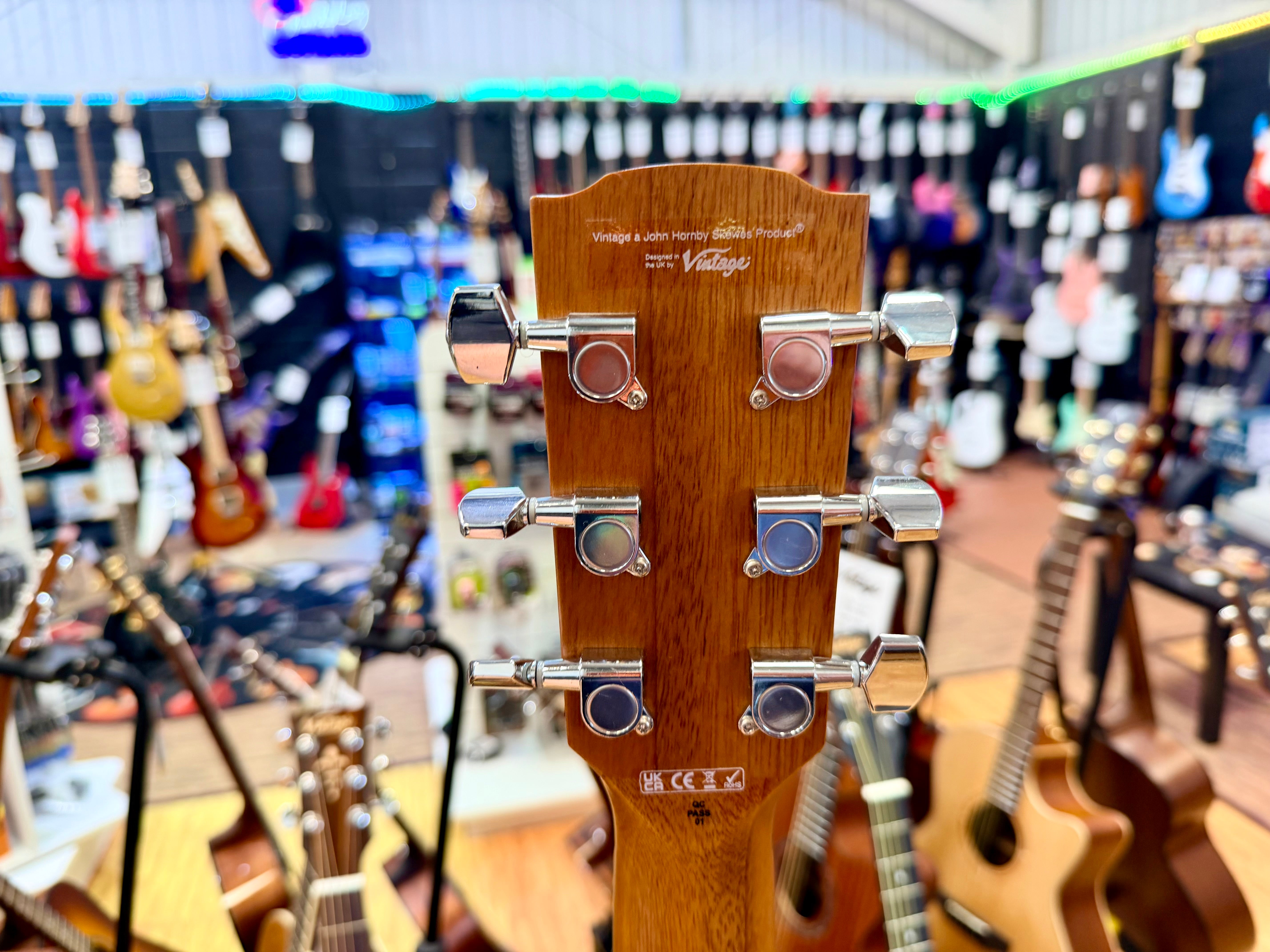 🪵NEW🪵 Vintage VE330MM Mahogany Series Electro Acoustic Guitar~ Folk/Auditorium