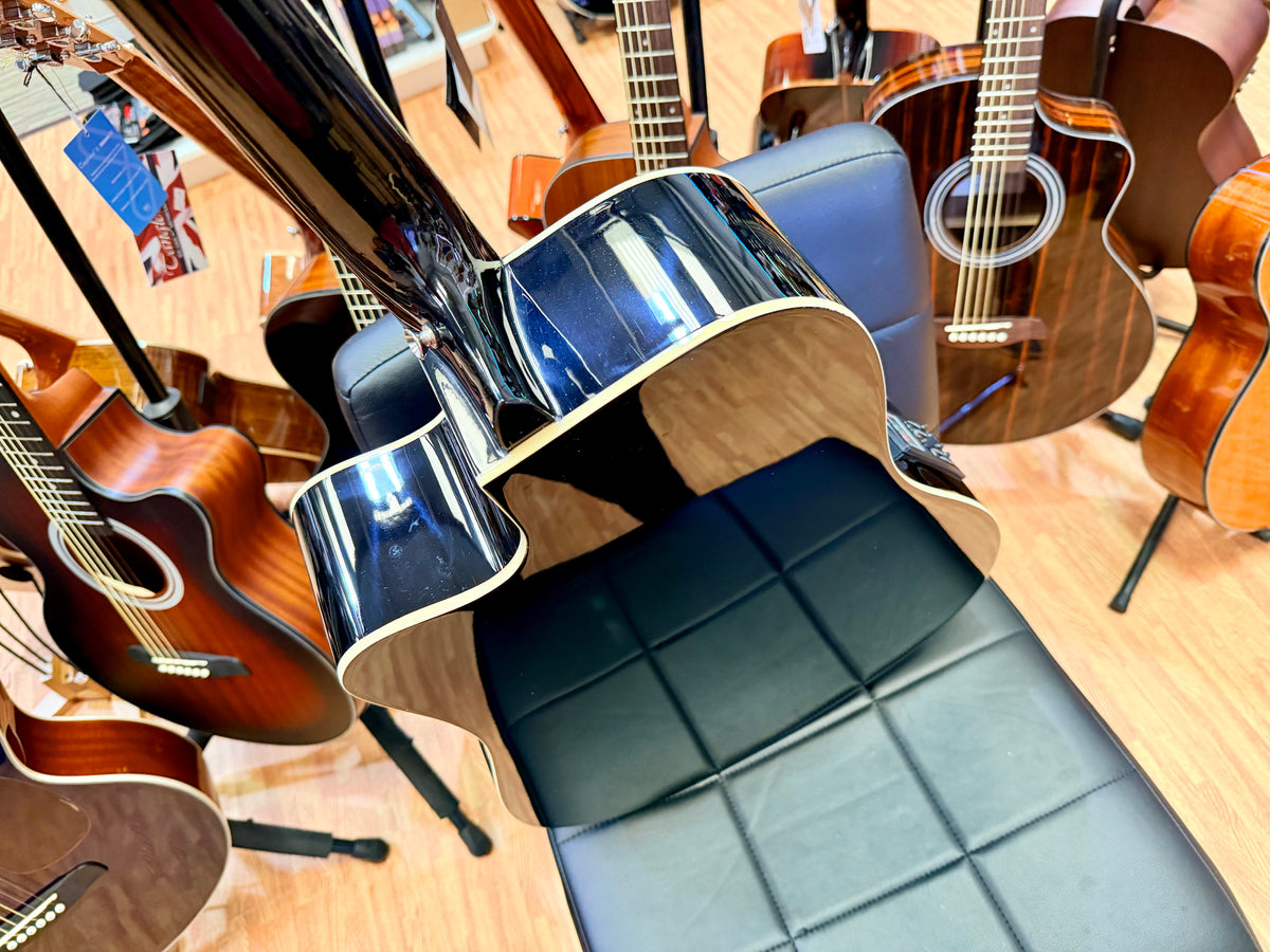 2021 Lindo Swallow Electro-Acoustic Dreadnought Guitar~ Purple/Pink Graphic!