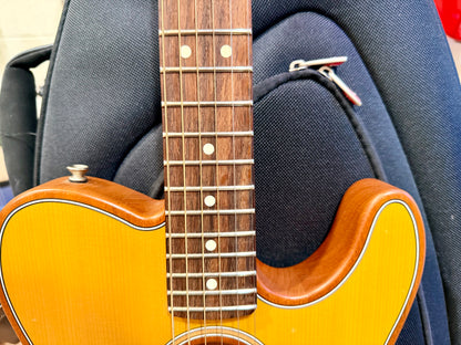 🌟2021🌟 Fender Acoustasonic Player Telecaster~ Butterscotch Aged Natural + Bag!