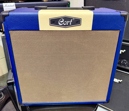 🎸NEW 2025🎸 Cort CM30-R Blue 30w Guitar Amplifier~ Combo Amp With Bluetooth!
