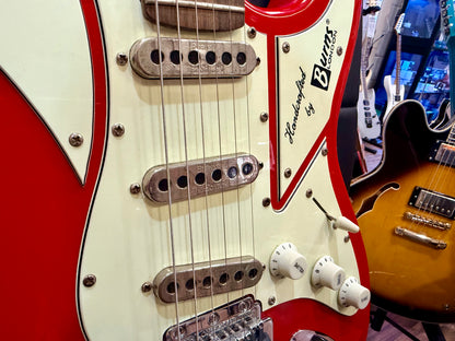 ⚡️2009⚡️ Burns London Cobra Electric Guitar~ Guards Red~ Tri-Sonic Pickups!