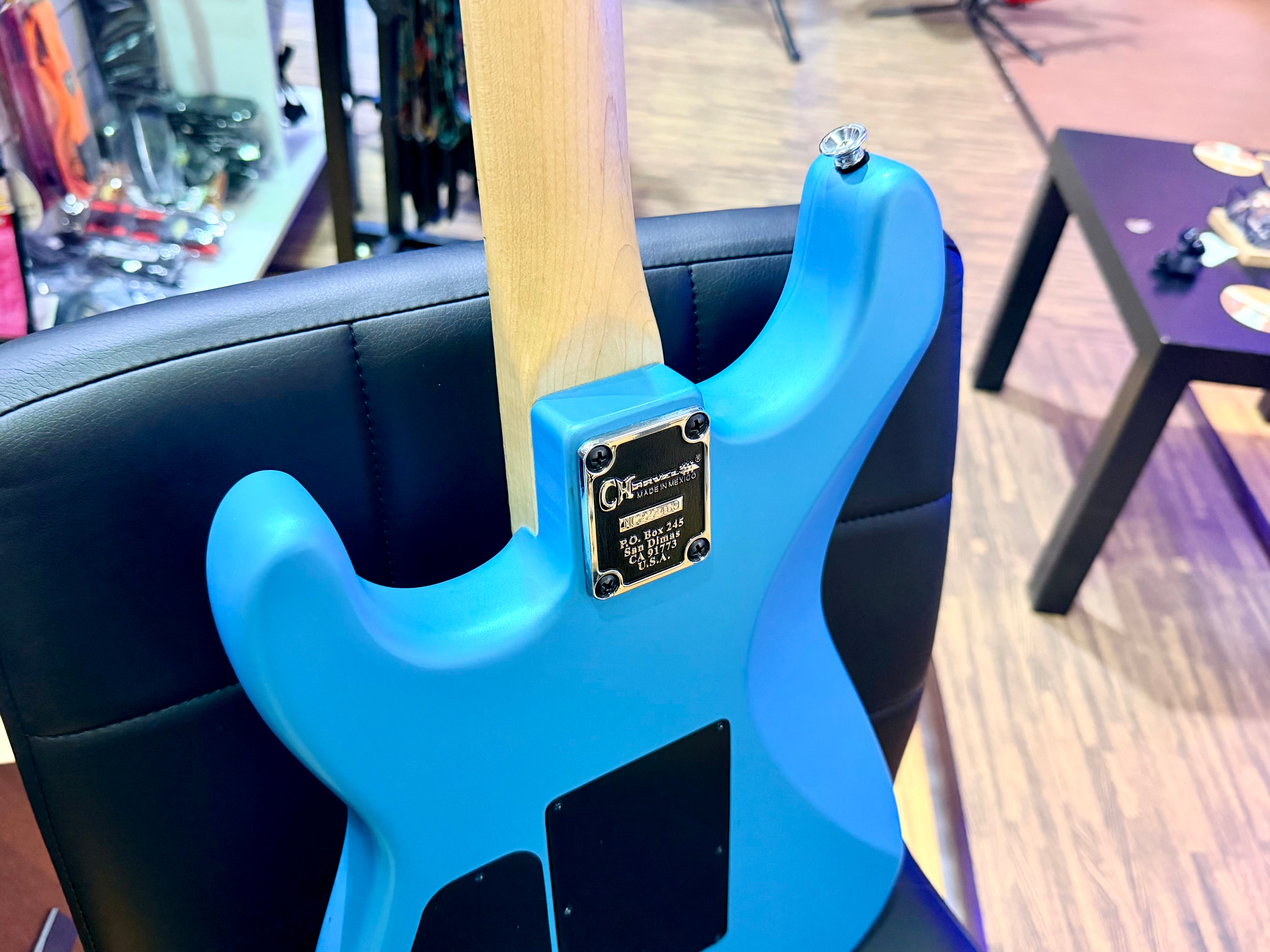 🔥2022🔥 Charvel Pro-Mod San Dimas Style 1 HH FR MN~Blue Frost~ Seymour Duncan!