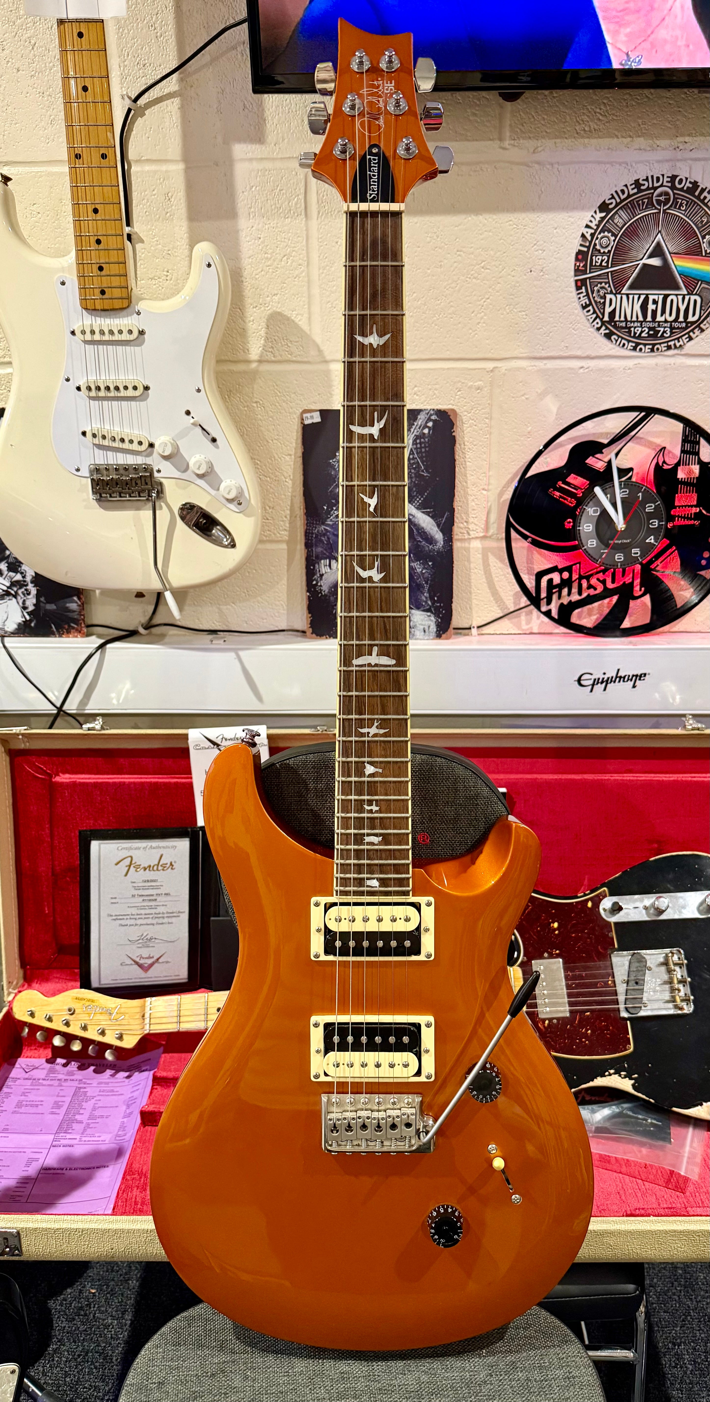 🔥RARE🔥 PRS SE Standard 24 Limited Edition~ Burnt Metallic Orange~ Coil Tap!