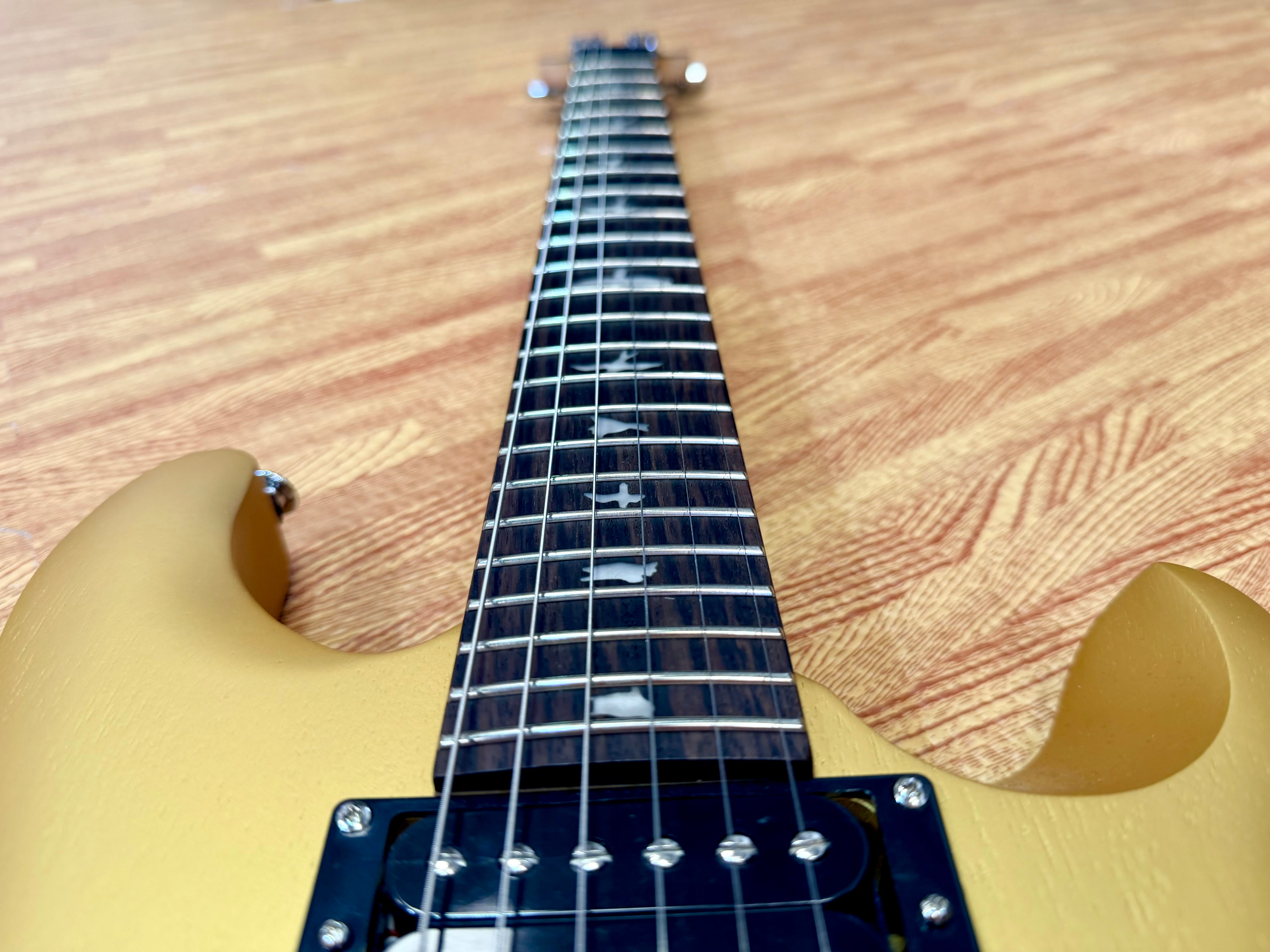 ⚡️EX-DEMO⚡️ PRS SE CE24 Standard Satin Metallic Gold~ 2026 Model + GigBag!