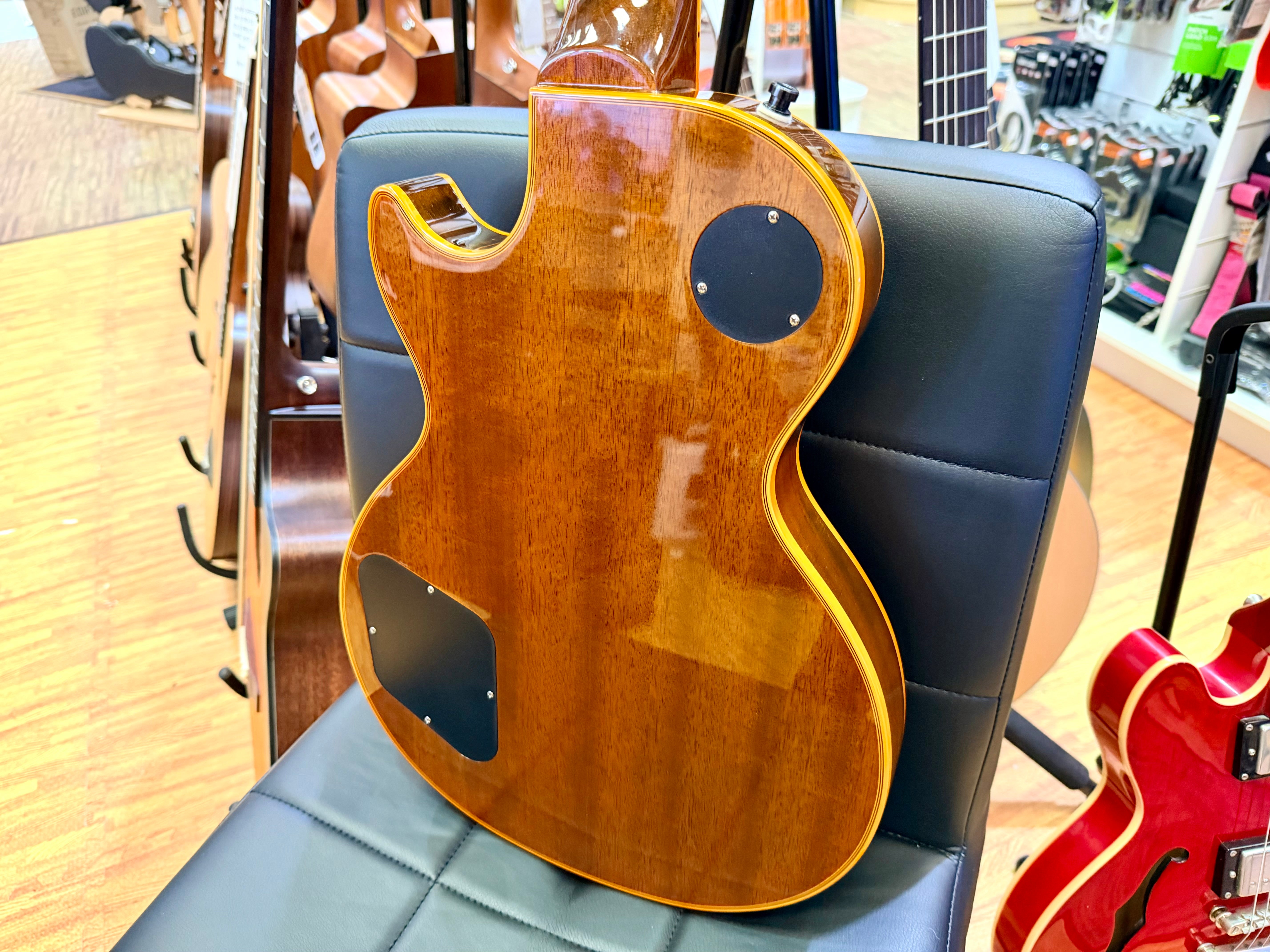 🔥2025🔥 Epiphone Les Paul Custom Widow Orange Burst~ Inspired by Gibson + Bag!