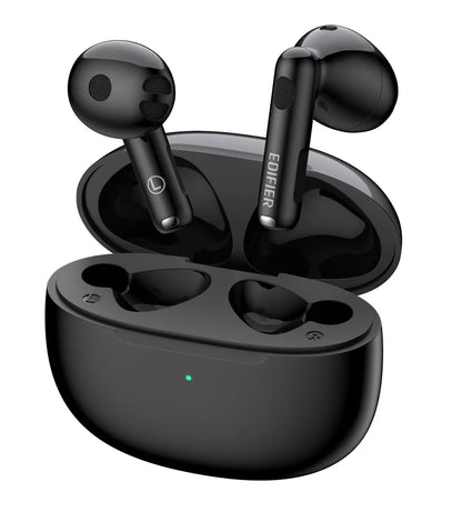 Edifier W220T True Wireless Semi-In-Ear Bluetooth Earbuds With Snapdragon Sound & Mic - Black