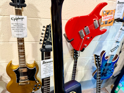 🔥MINT🔥 Vintage V100PBB V100 Les Paul~ P90 Pickups~ 2W90 Gold Hardware~ Black!