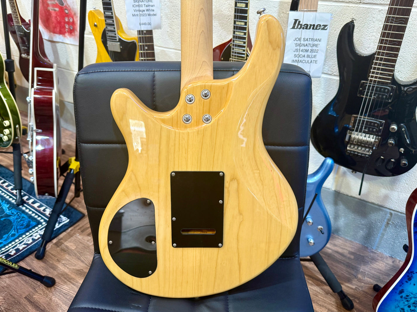 🌟KOREAN🌟 Shine SIL-410 F-Hole Electric Guitar~ Made In Korea~ Natural Gloss!