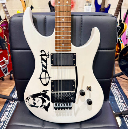🔥 80s Aria Pro II Excel Superstrat~ Custom Ozzy Osbourne Tribute~ Floyd Rose 🔥
