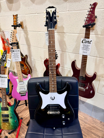 ✨2024✨ Epiphone Coronet~ Ebony  Electric Guitar~ P90~ Cherished Condition!