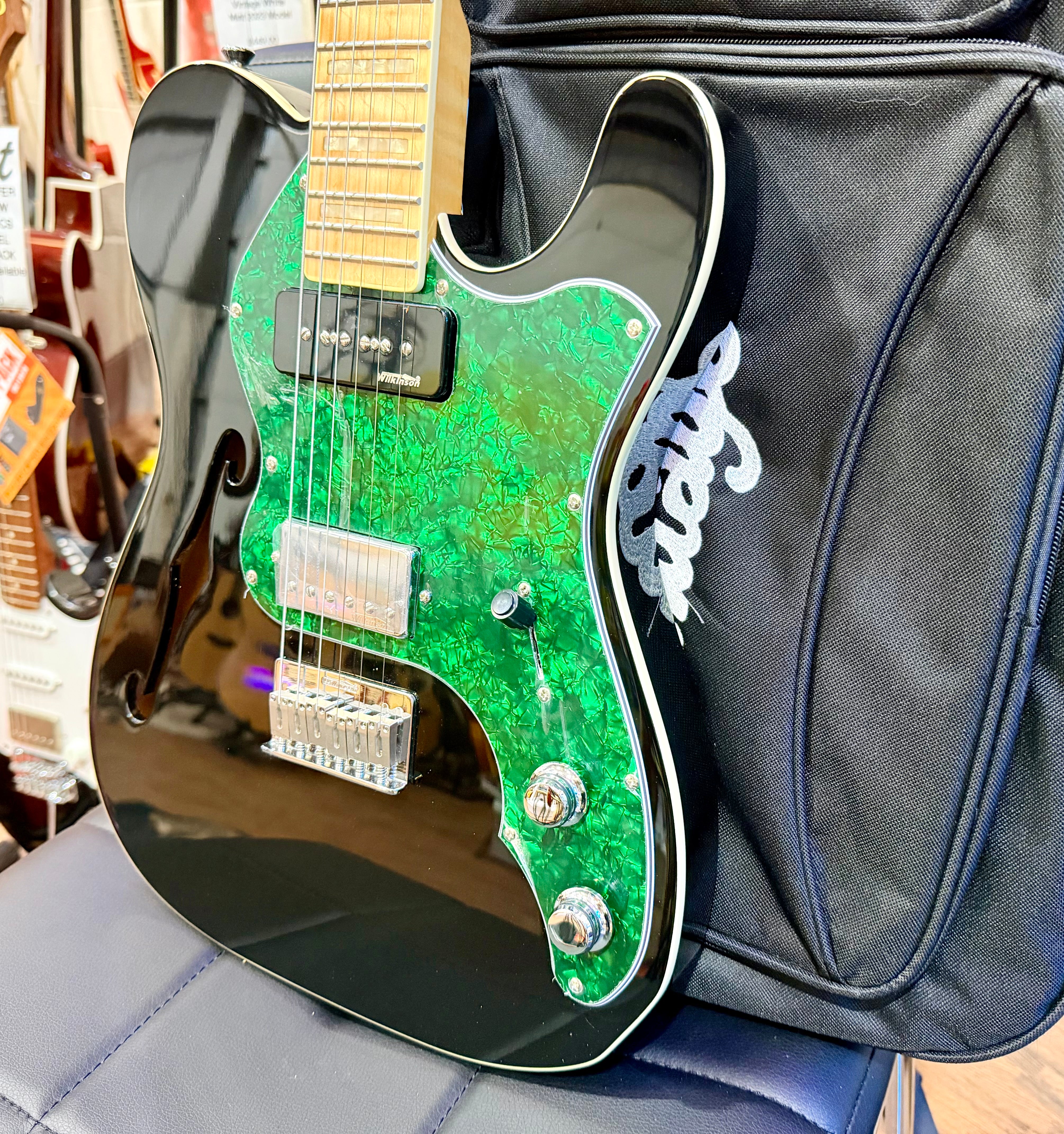 🔥2025 LIMITED🔥 Vintage 30th Anniversary V72 ReIssued~ Thinline~ Black + Bag